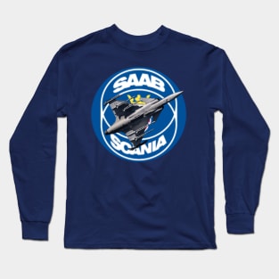 Gripen in flight Long Sleeve T-Shirt